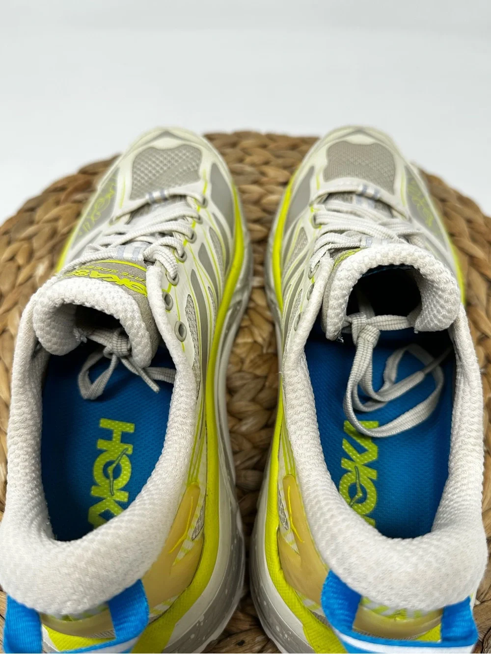 HOKA ONE Mafate Speed 2 Trail Running Shoes Eggnog Oxford Tan Size 6.5 Women's